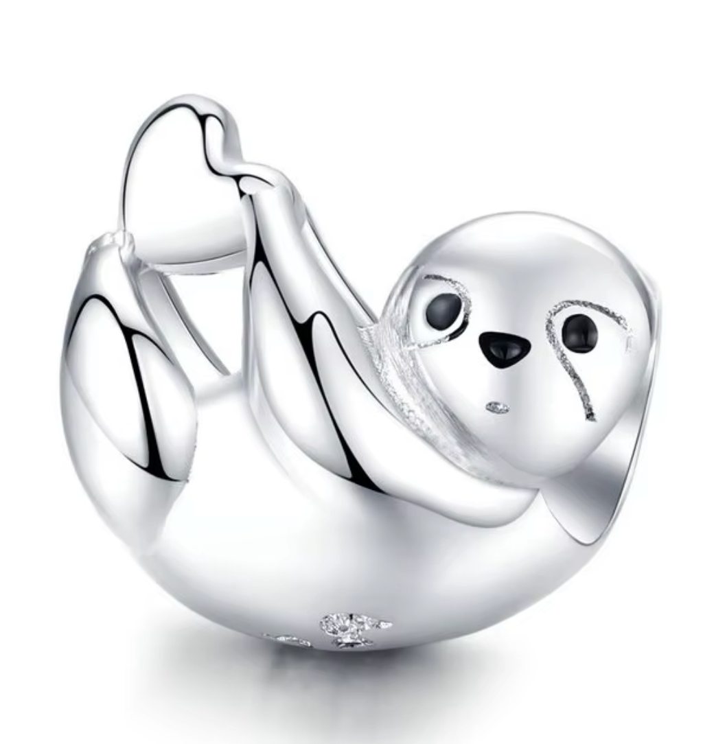 Agrega un toque de ternura con este charm de plata 925. Ideal para pulseras tipo Pandora. ¡Perfecto para regalar!